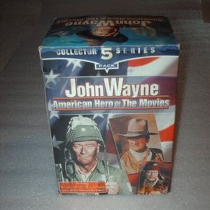 John Wayne Collector Series 5 pack of VHS movies